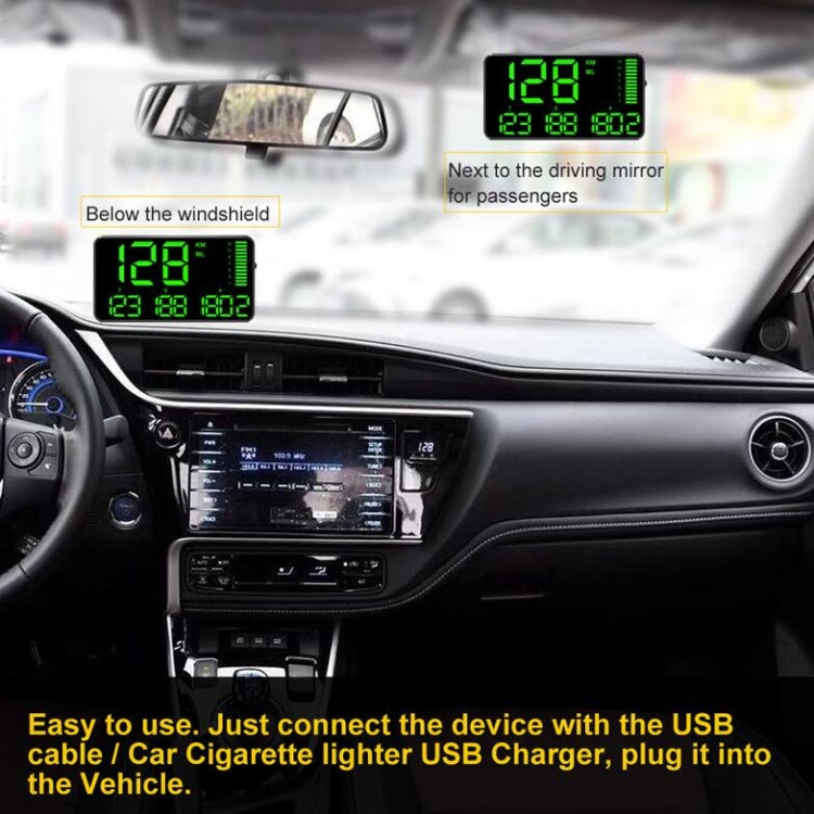 Kingneed C90 HUD GPS auto 5,5 pollici display velocità