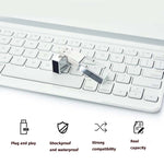 Chiavetta USB 2.0 con luce flash in cristallo 8-32GB