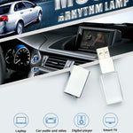 Chiavetta USB 2.0 con luce flash in cristallo 8-32GB