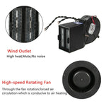 Riscaldatore elettrico per auto 12V 150-350W regolabile