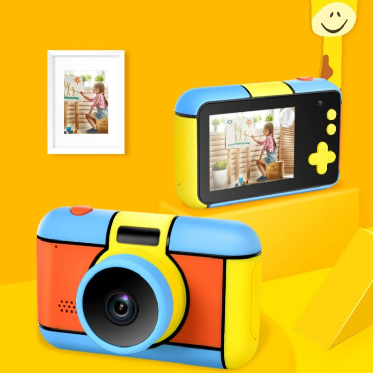Fotocamera digitale HD per bambini con doppia lente e schermo 2,4" - immagine 7
