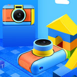 Fotocamera digitale HD per bambini con doppia lente e schermo 2,4" - immagine 8