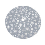 Gonna per albero di Natale fiocchi di neve 122 cm