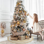 Gonna per albero di Natale in iuta 122 cm