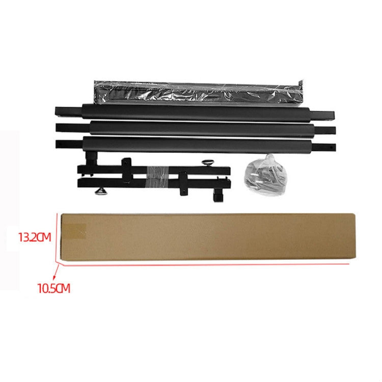 Mensola espositiva per chitarra lunga pieghevole in metallo, Three Racks, Five Racks, Seven Racks, Nine Racks