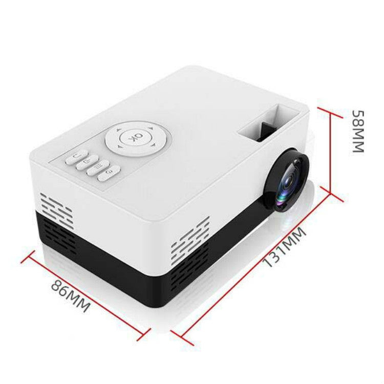 Proiettore LED portatile Mini HD 1080P con telecomando