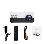 Proiettore LED portatile Mini HD 1080P con telecomando