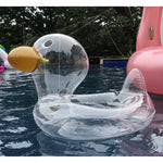 Anello da nuoto per bambini a forma di anatra 70x44cm