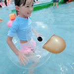 Anello da nuoto per bambini a forma di anatra 70x44cm