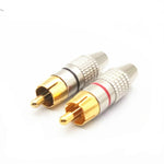 Spina RCA Testa di Loto 270RCA placcata oro