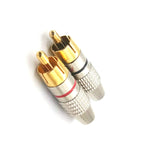 Spina RCA Testa di Loto 270RCA placcata oro