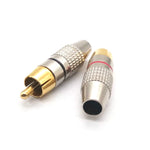 Spina RCA Testa di Loto 270RCA placcata oro