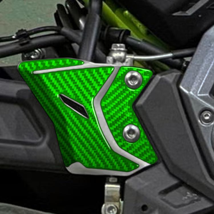 Adesivi decorativi per poggiapiedi per Kawasaki Z650 2024-2025, set da 3 pezzi.