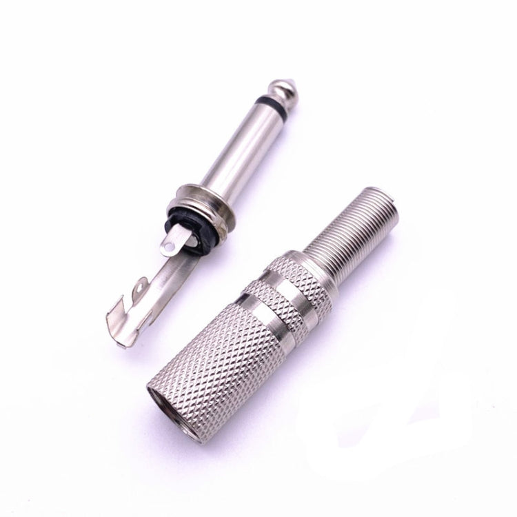 Spina audio mono 6,35 mm in metallo per microfono - immagine 3