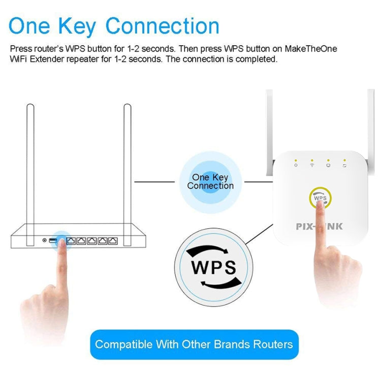 PIX-LINK WR22 Estensore segnale WiFi 300 Mbps