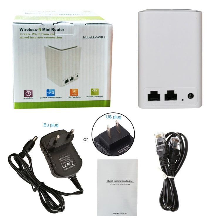 PIXLINK WR11 WiFi Booster 300Mbps con EU/US Plug
