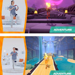 Anello fitness sportivo con cinturino per Nintendo Switch