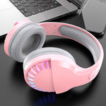 Cuffie Bluetooth cablate RGB dual-mode con riduzione rumore