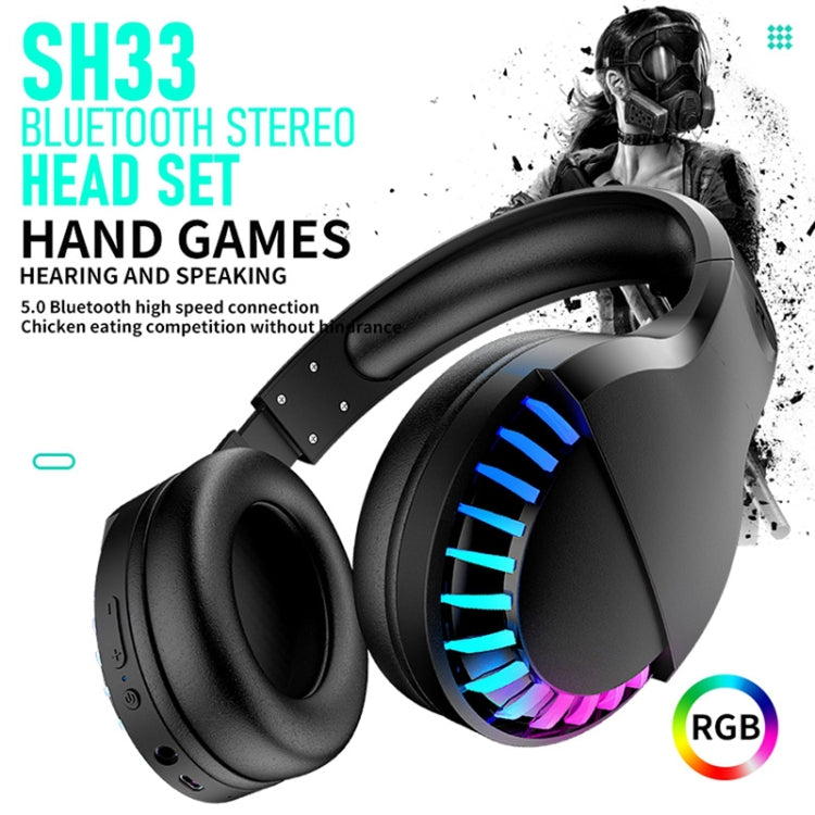 Cuffie Bluetooth cablate RGB dual-mode con riduzione rumore