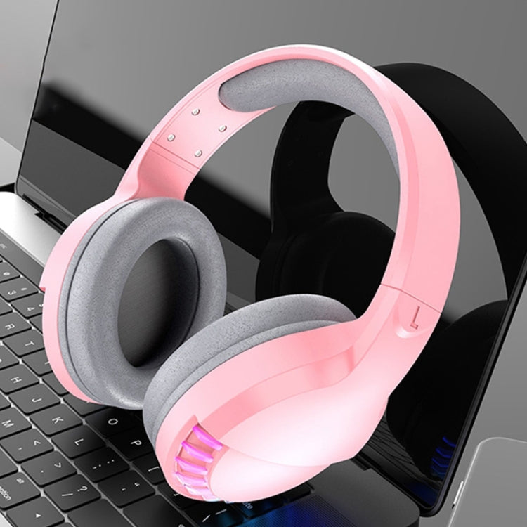 Cuffie Bluetooth cablate RGB dual-mode con riduzione rumore