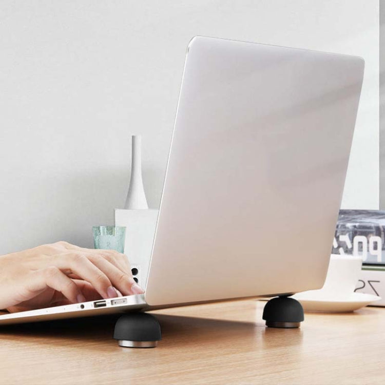 Ripiano dissipatore per laptop in silicone e lega