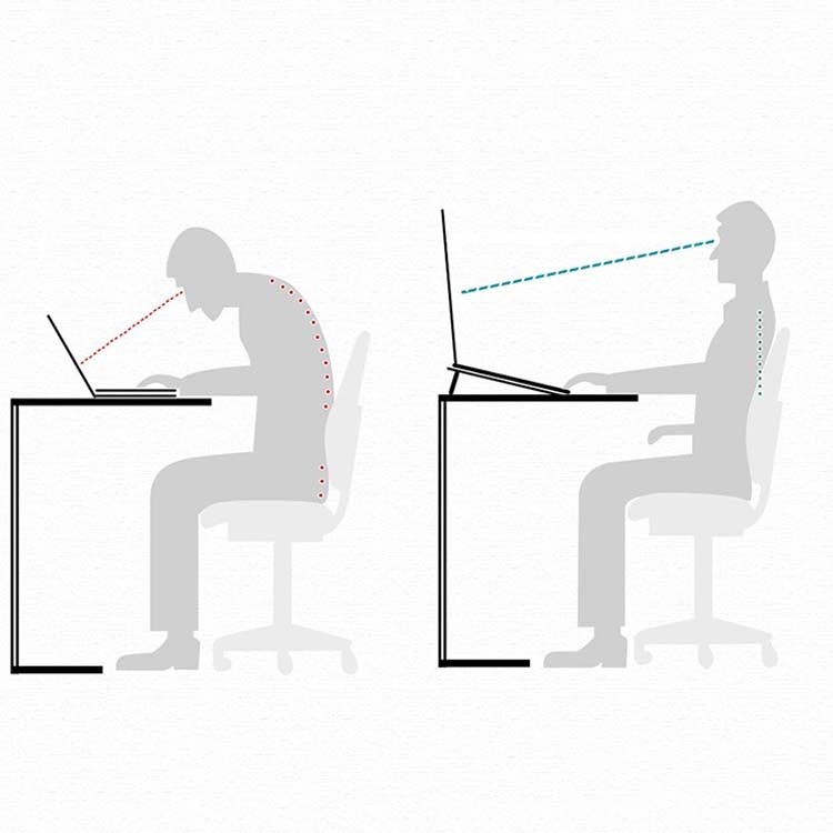 Ripiano dissipatore per laptop in silicone e lega
