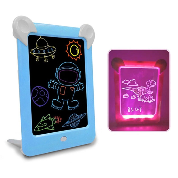 Tavolo da disegno luminoso a LED per bambini 26x19 cm