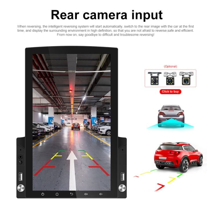 Navigatore Android auto 9,7" HD con lettore MP5 e GPS