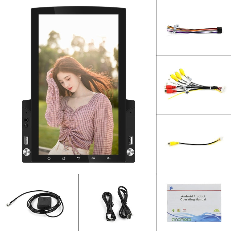 Navigatore Android auto 9,7" HD con lettore MP5 e GPS