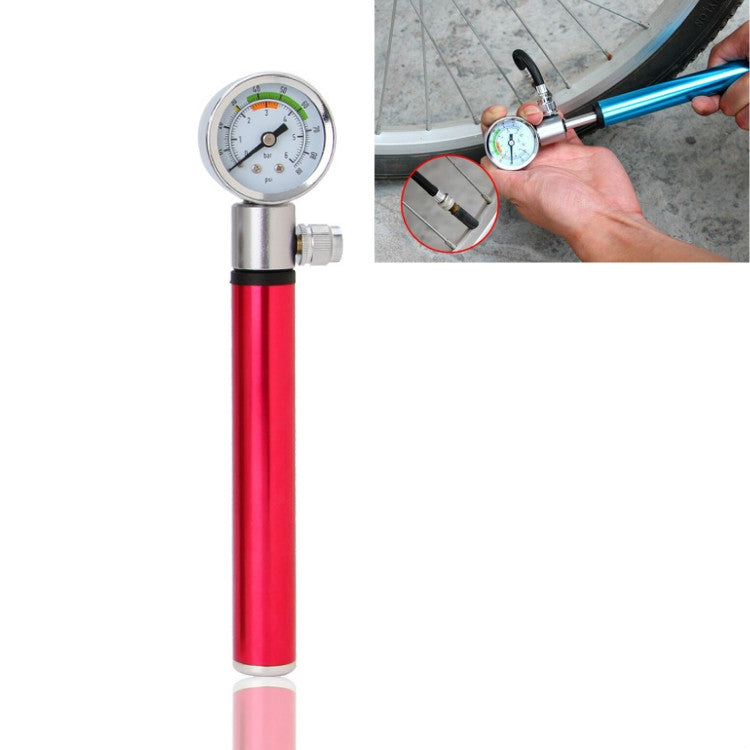 Mini pompa aria manuale portatile per bicicletta
