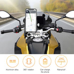 Supporto telefono per bicicletta e moto in lega di alluminio