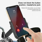 Supporto telefono per bicicletta e moto in lega di alluminio