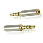 Adattatori cuffie 2,5mm a 3,5mm 4 livelli placcati oro