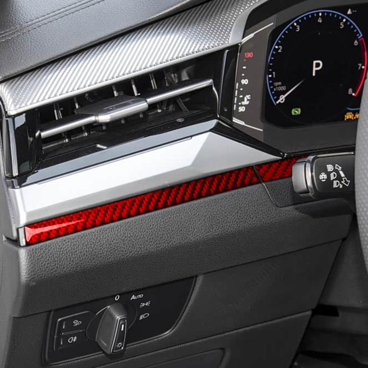 Set 3 adesivi fibra carbonio cruscotto Volkswagen CC