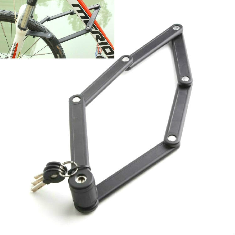 Lucchetto pieghevole per bicicletta Tonyon nero