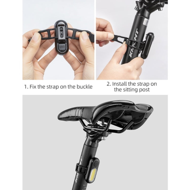 Luce posteriore bici ricaricabile USB LED 6005