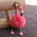 Portachiavi in peluche fenicottero morbido 10cm