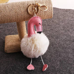Portachiavi in peluche fenicottero morbido 10cm
