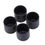 Tappi protettivi per gambe sedie in PVC nero 16-25 mm