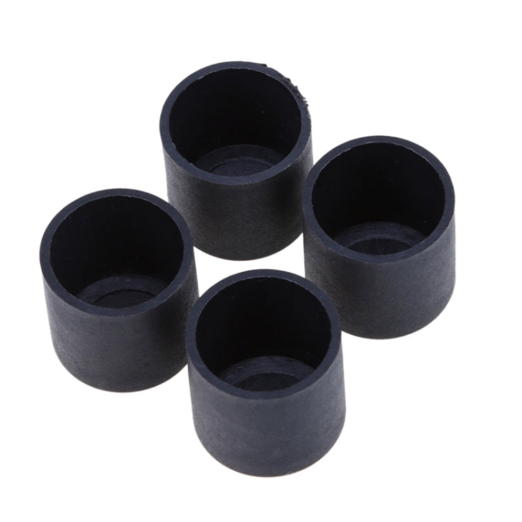 Tappi protettivi per gambe sedie in PVC nero 16-25 mm
