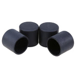 Tappi protettivi per gambe sedie in PVC nero 16-25 mm