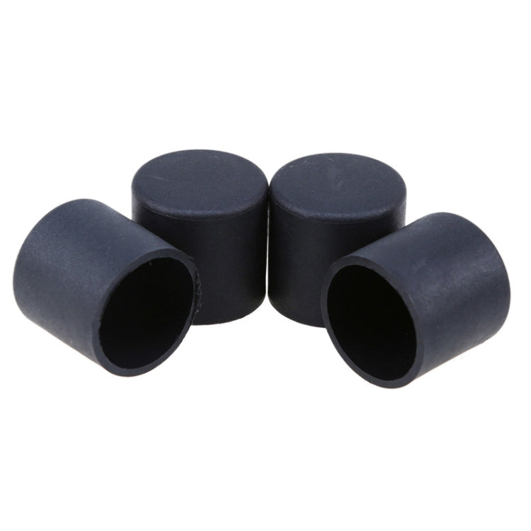 Tappi protettivi per gambe sedie in PVC nero 16-25 mm