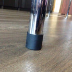 Tappi protettivi per gambe sedie in PVC nero 16-25 mm