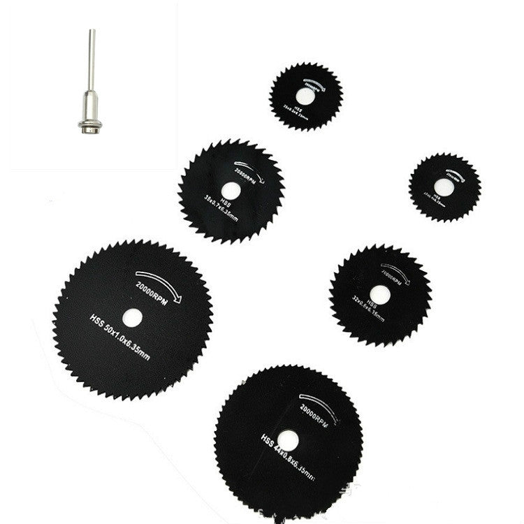 Set 7 lame sega in acciaio ad alta velocità per legno e plastica