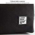 Borsa termica portatile per il pranzo 23x18 cm nera