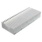 Dissipatore di calore in alluminio 150 x 60 x 25 mm con 24 alette