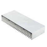 Dissipatore di calore in alluminio 150 x 60 x 25 mm con 24 alette - immagine 2