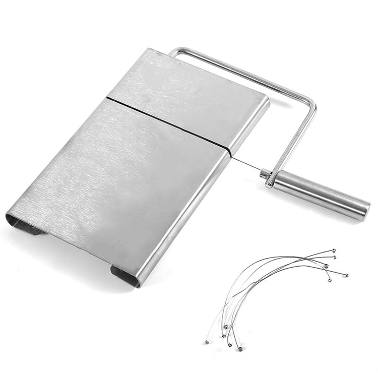 Affettatrice formaggio in acciaio inox 24,5x21x12 cm