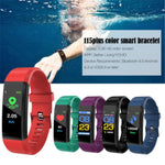 Bracciale fitness tracker sportivo con schermo OLED 0,96"