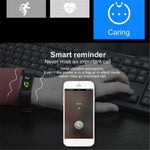 Bracciale fitness tracker sportivo con schermo OLED 0,96"